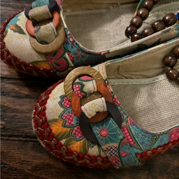 Ladies Bohemian shoes colorful 🥿❤️🧡💚🩵 - Picture 4 of 13
